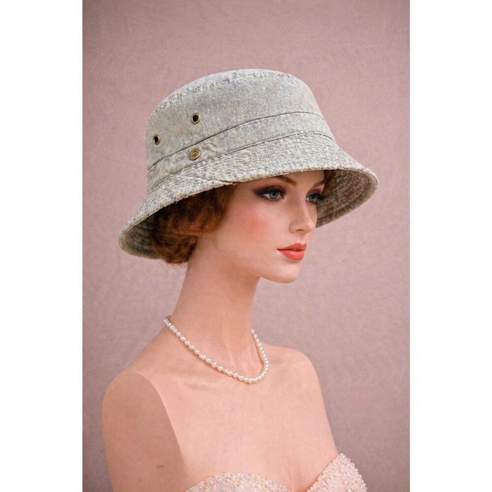 Broner Safari Bucket Hat Khaki Cotton WideBrim Vented Outdoor Hiking Fishing Cap